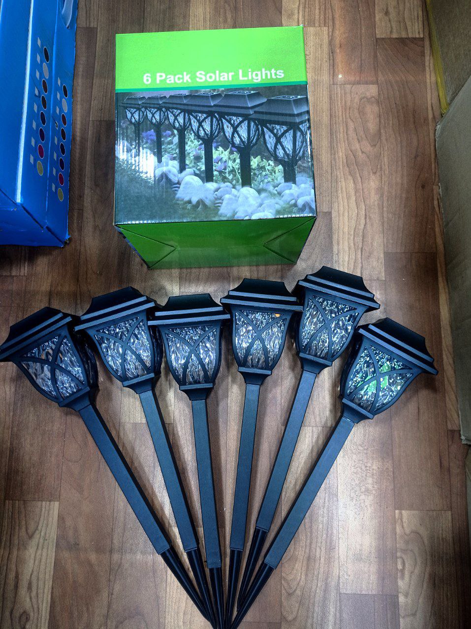 Lot de 6 lampes solaires