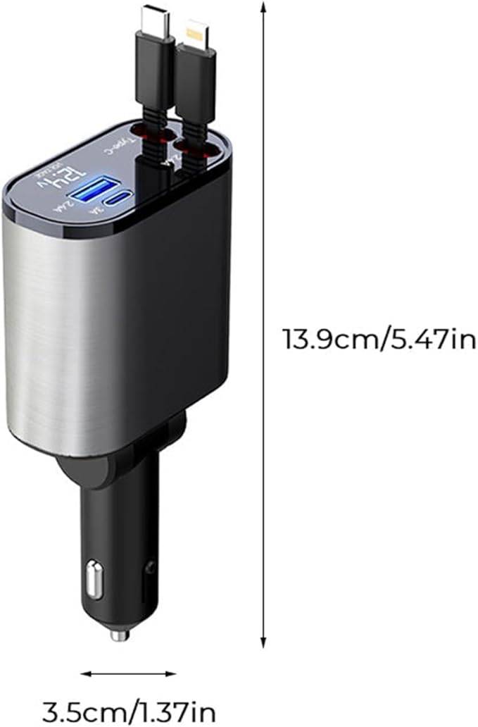 Chargeur de voiture 4 en 1