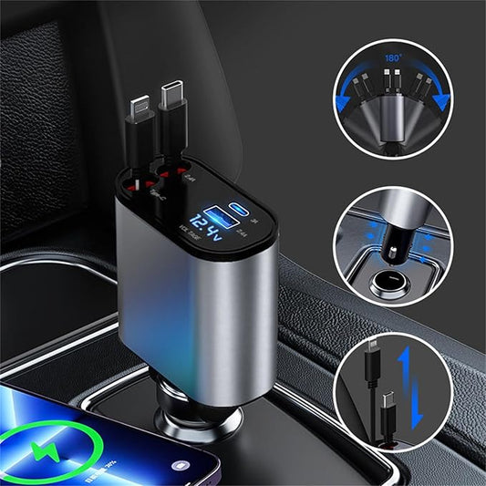 Chargeur de voiture 4 en 1