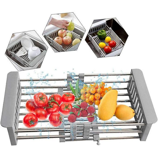Égouttoir extensible inox